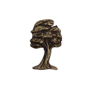 Appliqué en laiton – Arbre – Laiton antique