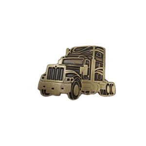 Appliqué en laiton - Camion - Laiton antique