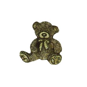 Appliqué en laiton – Ourson – Laiton antique