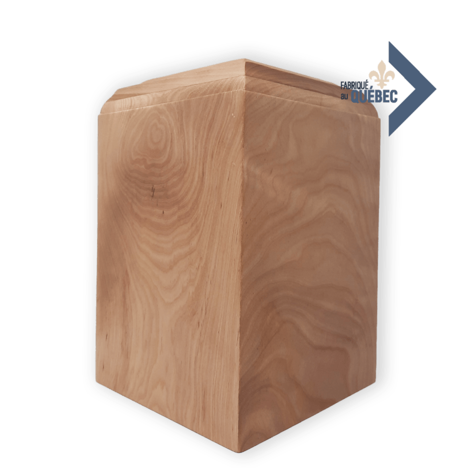 Urne Funéraire En Pierre 'Stille Naturelle' - Blanc/beige Moderne - Contenance 3 Litres - Pour Columbarium Ou Caveau