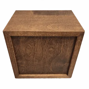 Momentful Life Urne Funéraire En Bois Massif, Teinture Naturelle, Capacité 200 Pouces Cubes