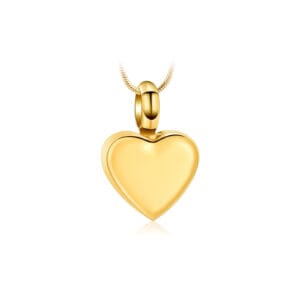Pendentif funéraire - Mini coeur - Or