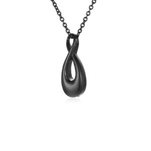 Pendentif funéraire - Infini - Noir