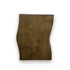 Wooden funeral urn - Curved - Hazelnut