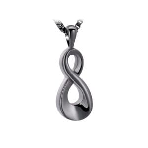 Pendentif funéraire - L'infini - Noir