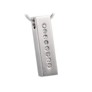 Pendentif funéraire - Tube brillant