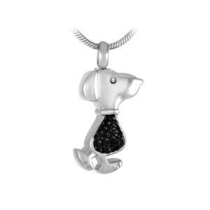 Pendentif funéraire - Chien - Argent