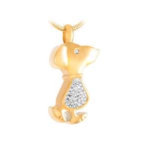 Pendentif funéraire - Chien - Or