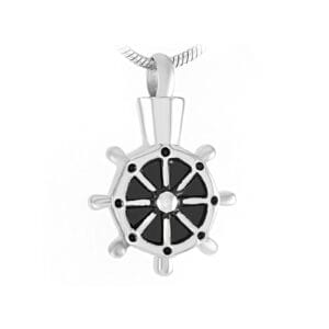 Pendentif funéraire - Gouvernail - Argent