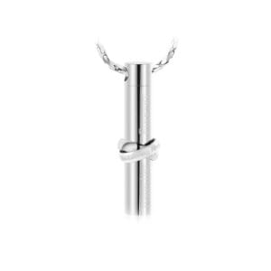 Pendentif funéraire - Cylindre Together Forever - Argent