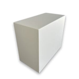 Double Wooden Funeral Urn – Origine - White