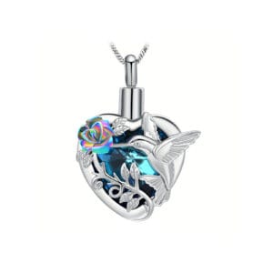 Pendentif funéraire - Coeur colibri