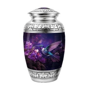 Urne funéraire en aluminium - Lueur du colibri