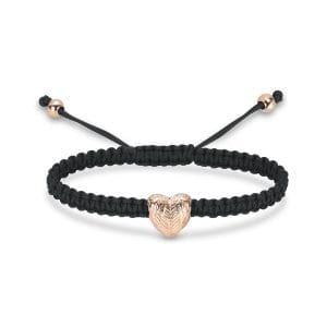 Bracelet funéraire - Coeur - Rose