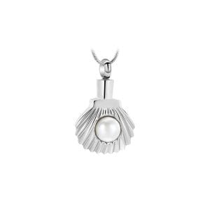 Pendentif funéraire - Coquillage d’argent