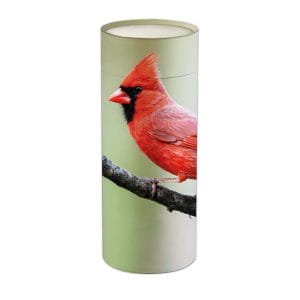 Urne funéraire écologique - Tube modèle 26 - Cardinal