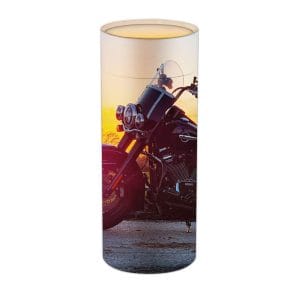 Urne funéraire écologique - Tube modèle 32 - Moto