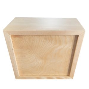 Urne funéraire en bois – Doux repos - Naturel - Sans Vernis