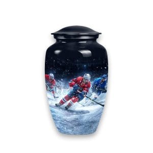 Urne funéraire en aluminium – Souvenir d'un champion