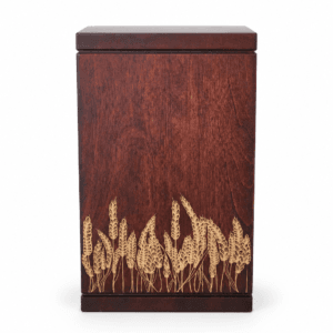 LIQUIDATION - Wooden Funeral Urn - Contemporary - Gentle Harvest